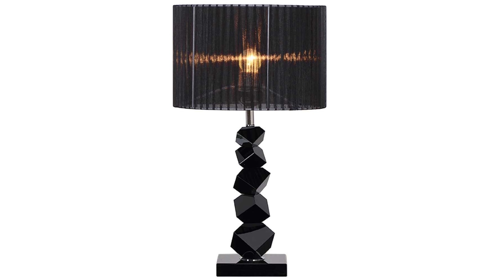 SOGA 55cm Table Lamp with Dark Shade LED Desk Lamp - Black