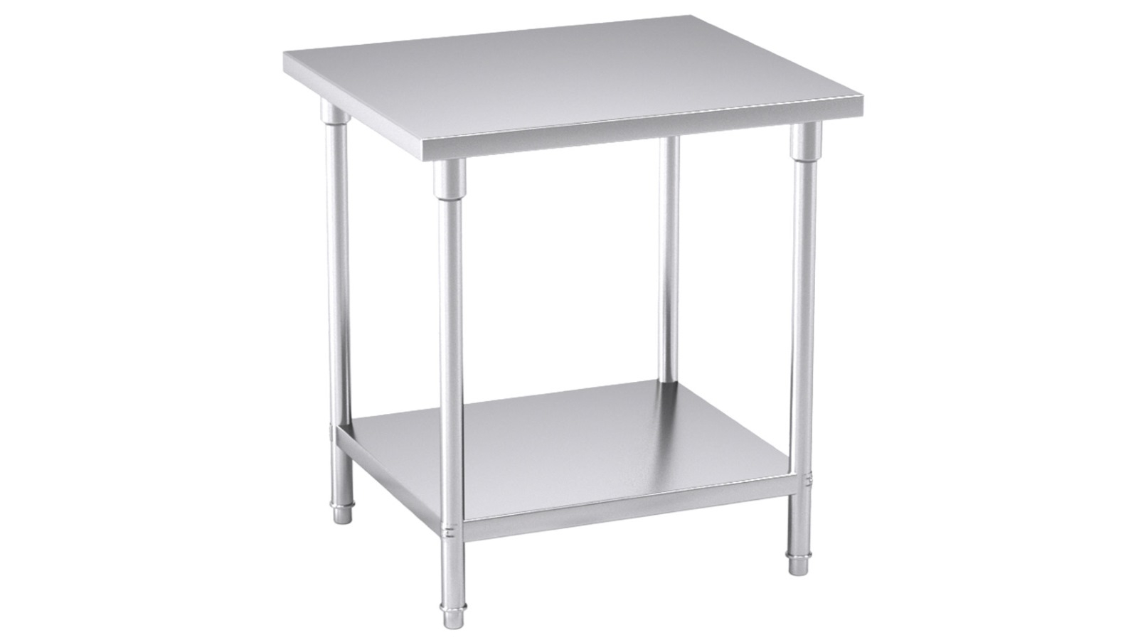 SOGA 80cm Commercial Catering Kitchen Stainless Steel Bench