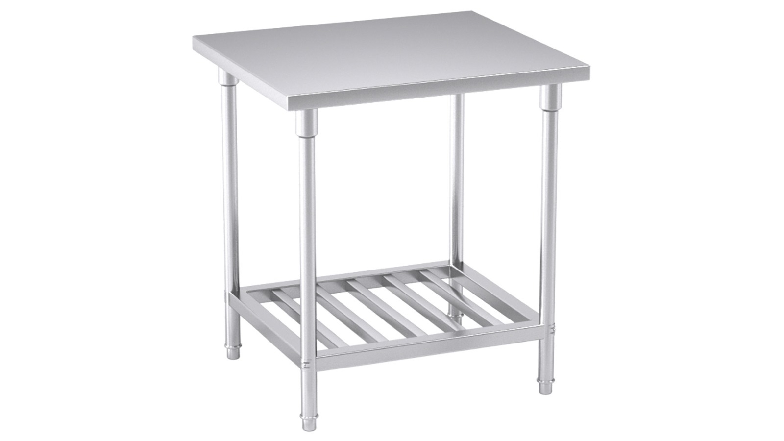 SOGA 80x70x85cm Commercial Catering Kitchen Stainless Steel Bench