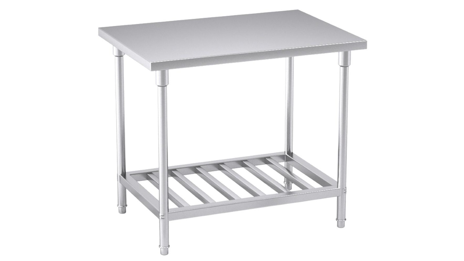 SOGA 100x70x85cm Stainless Steel Preparation Work Bench
