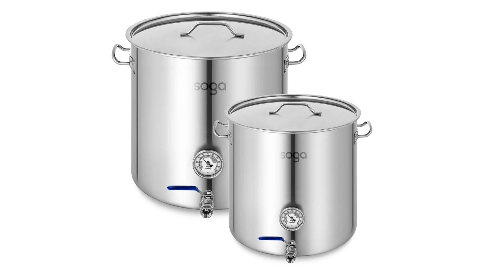 SOGA 50L 98L Stainless Steel Brewery Pot with Beer Valve