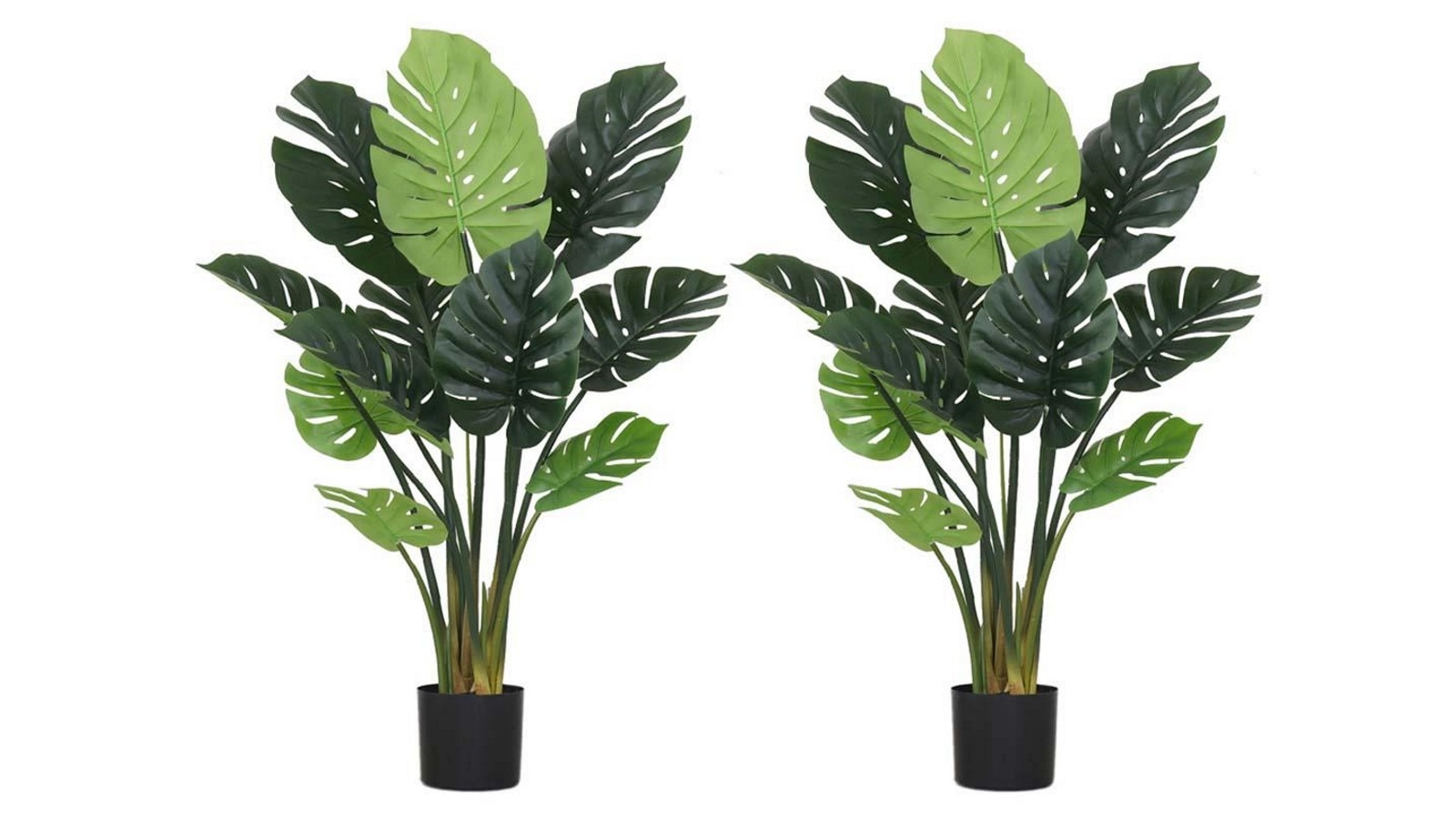 SOGA 2x 113cm Artificial Indoor Potted Turtle Back Fake Plant