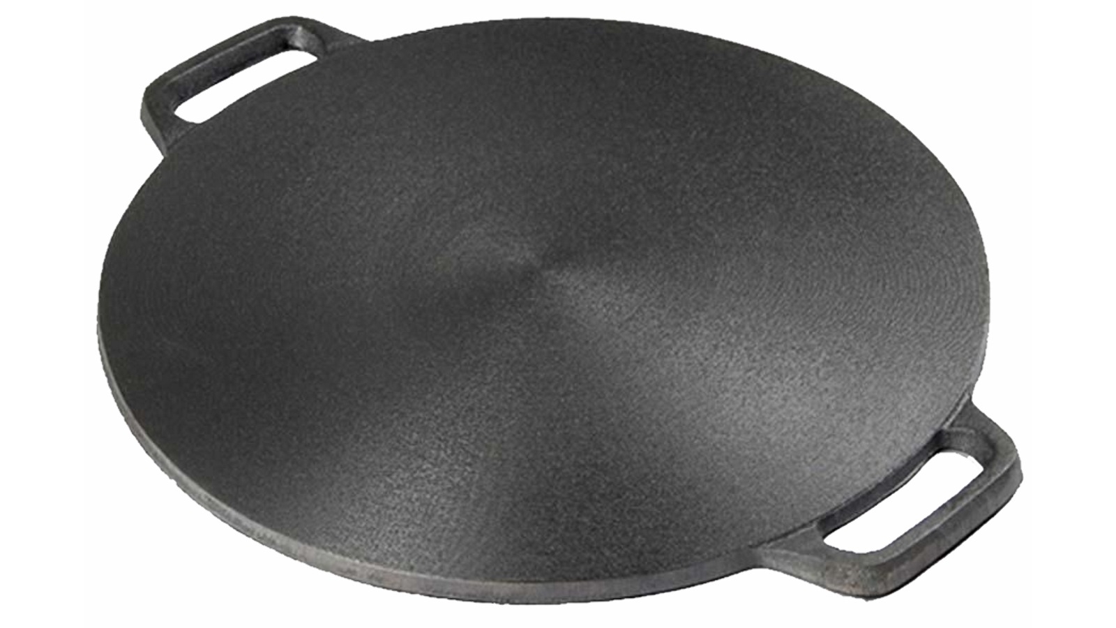 SOGA 2x Cast Iron Induction Crepes Pan Baking Cookie Pancake Pizza
