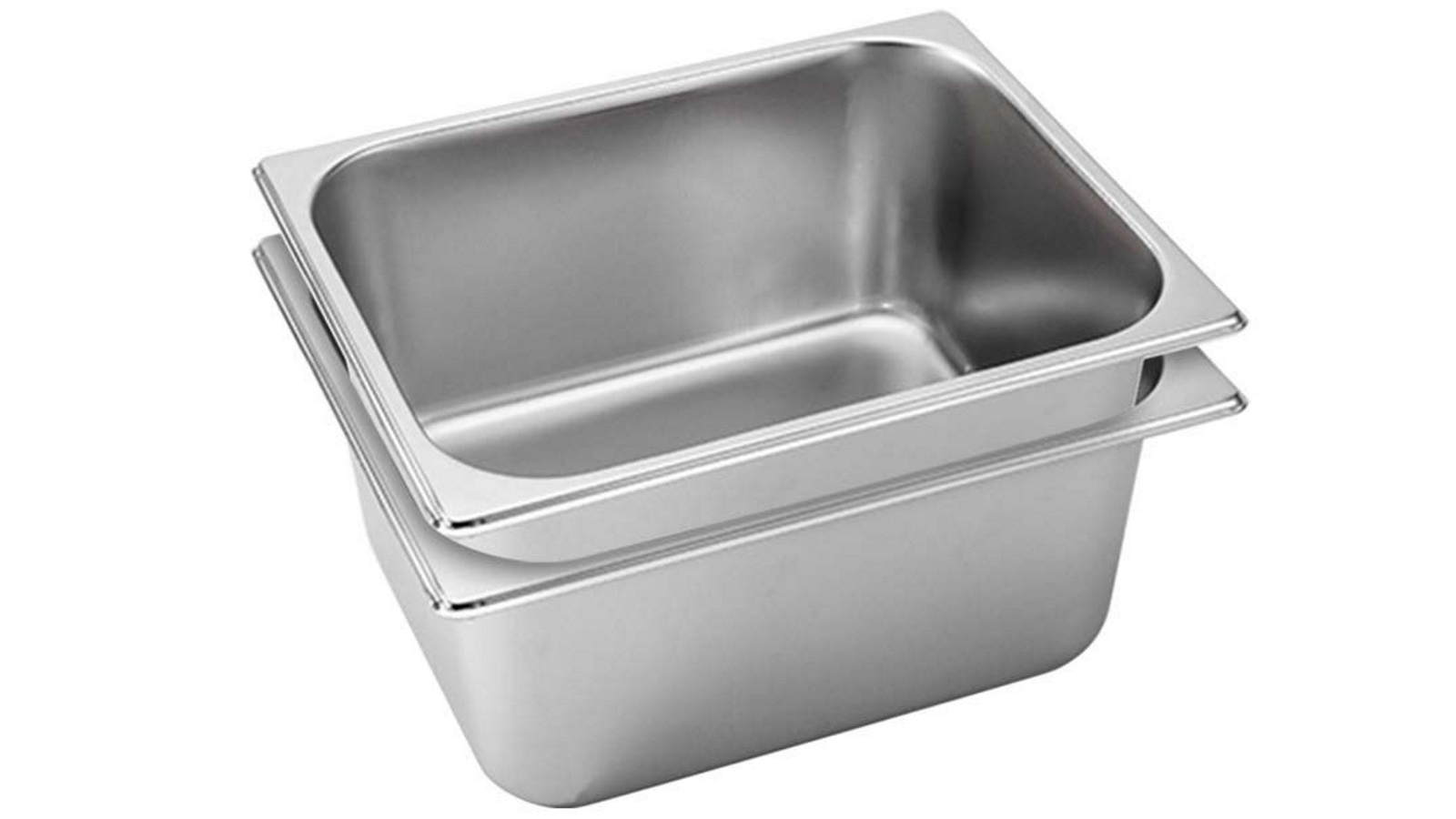 SOGA 2x Gastronorm GN Pan Full Size 1/2 GN Pan 15cm Deep Stainless Steel Tray