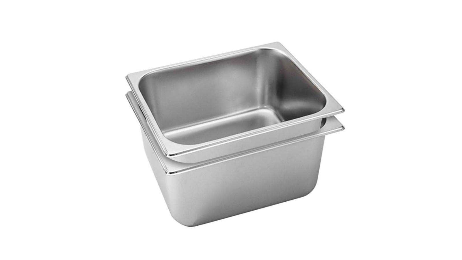 SOGA 2 Piece Stainless Steel Gastronorm Pan
