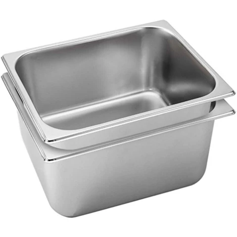 SOGA 2 Piece Stainless Steel Gastronorm Pan