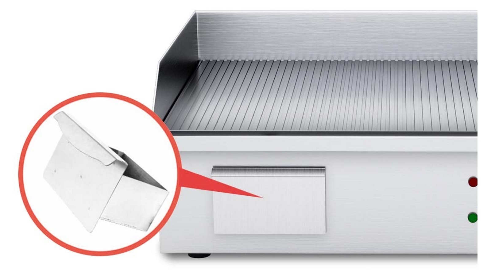 SOGA 2x Electric 2200W Stainless Steel Flat Griddle Grill BBQ Hot Plate