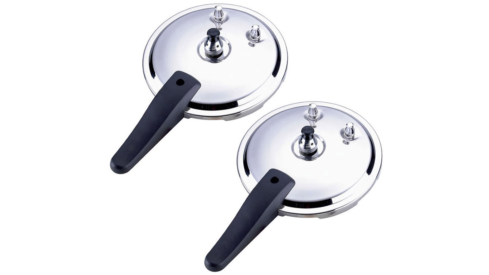 Benser 2x Stainless Steel Pressure Cooker Lid Replacement Spare Parts - 4L