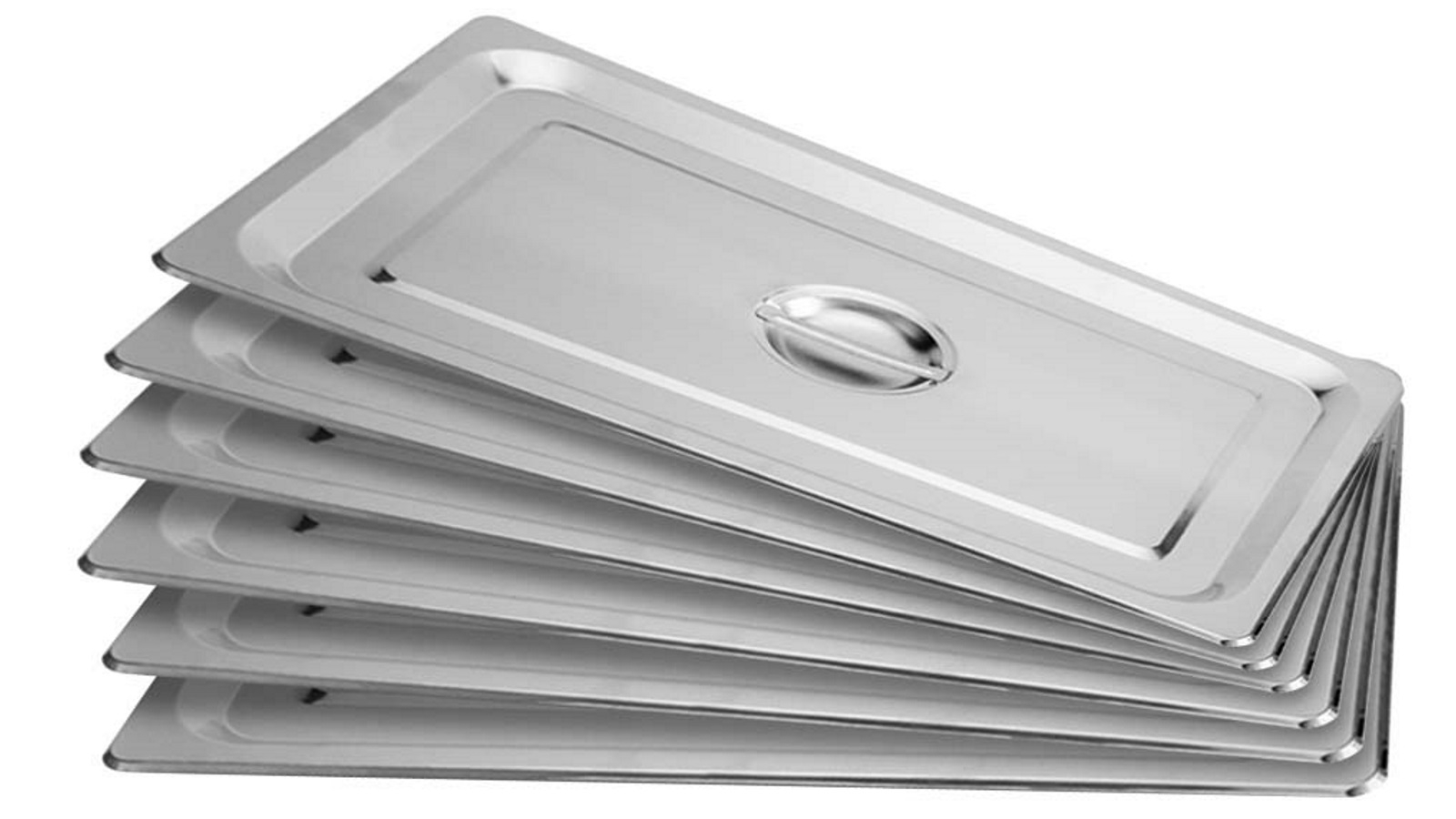 SOGA 6x Gastronorm Stainless Steel Pan Lid