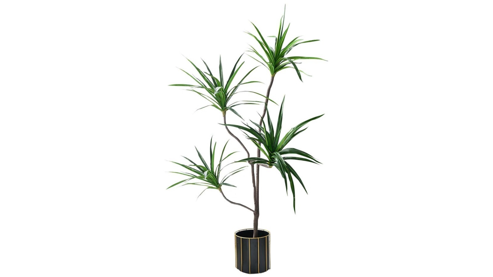Soga 4 Head Green Brazlian Iron Artificial Plant - 180cm