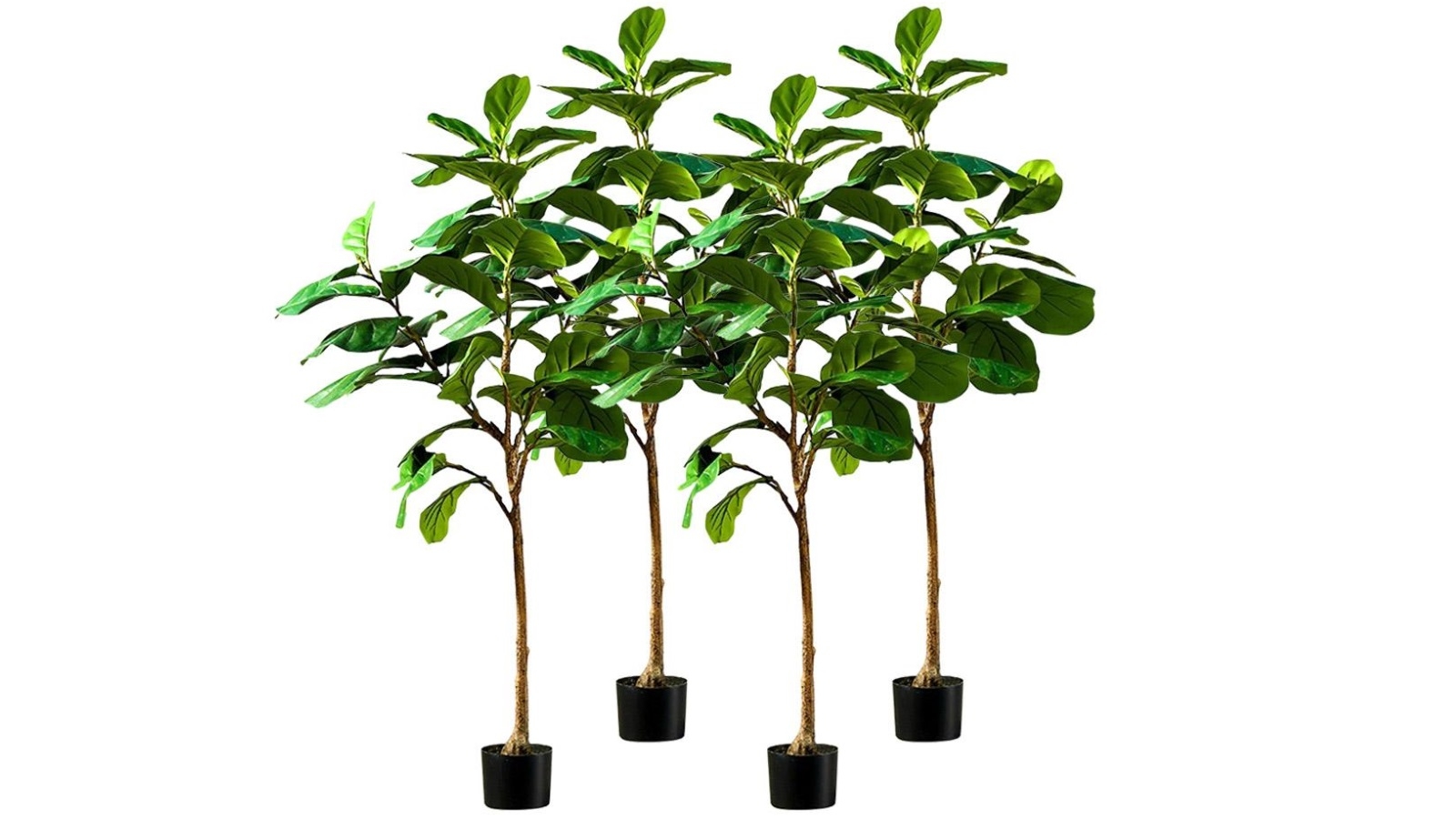 SOGA 4x155cm Green Artificial Indoor Qin Yerong Tree Fake Plant