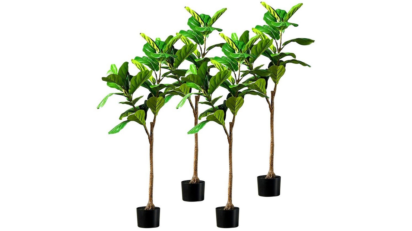 SOGA 4x120cm Green Artificial Indoor Qin Yerong Tree Fake Plant