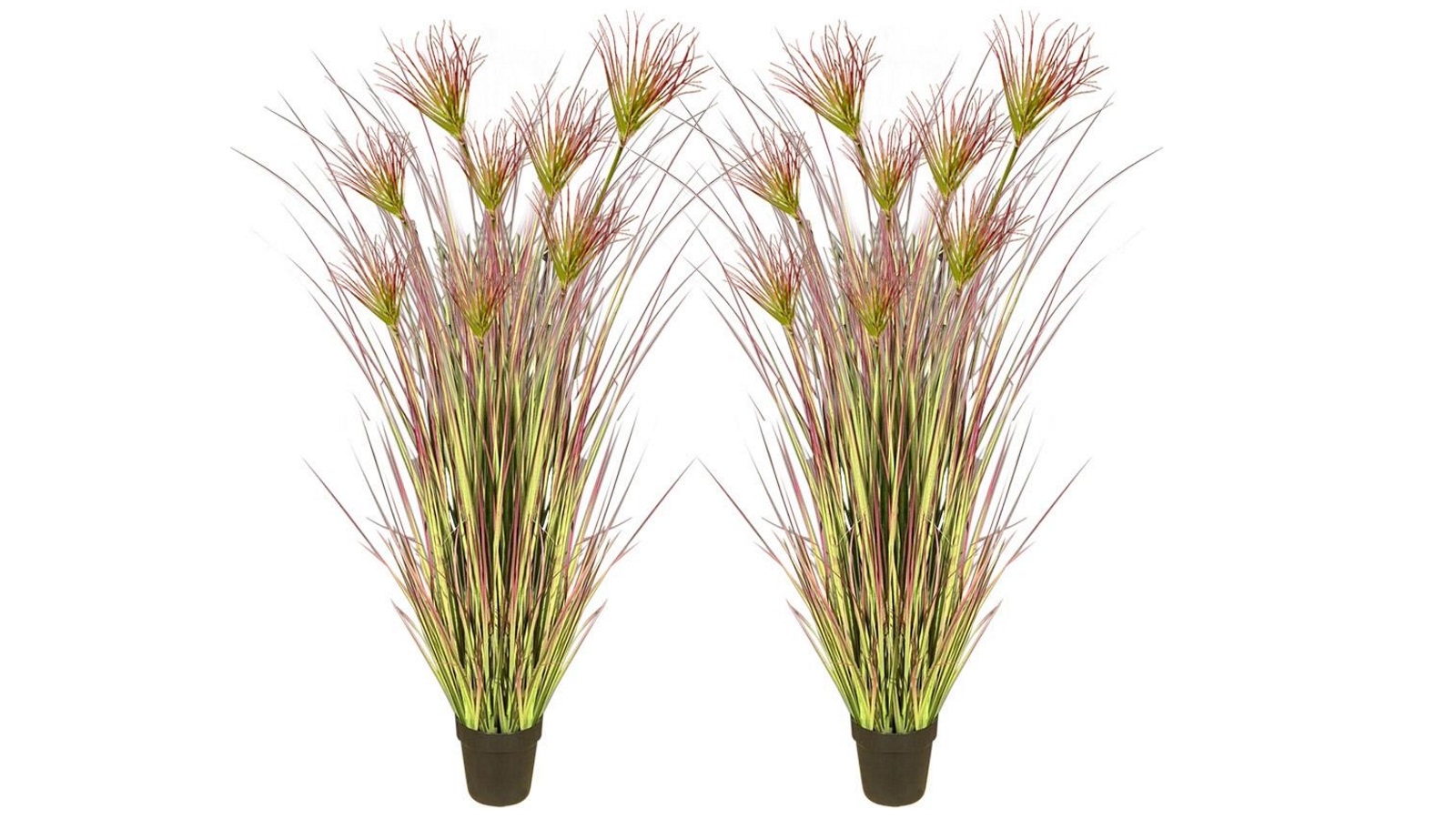 SOGA 2x120cm Purple Artificial Indoor Potted Papyrus Plant Fake Tree