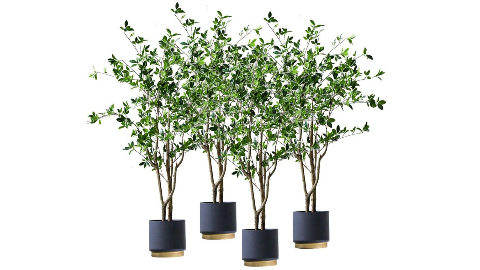 SOGA 4x120cm Green Artificial Indoor Watercress Tree Fake Plant