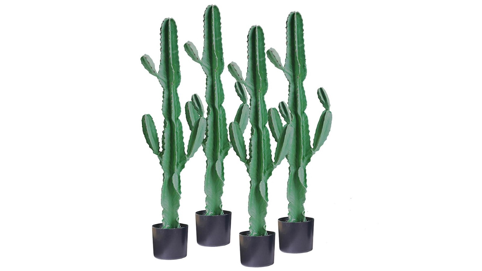 SOGA 4x120cm Green Artificial Indoor Cactus Tree Fake Plant