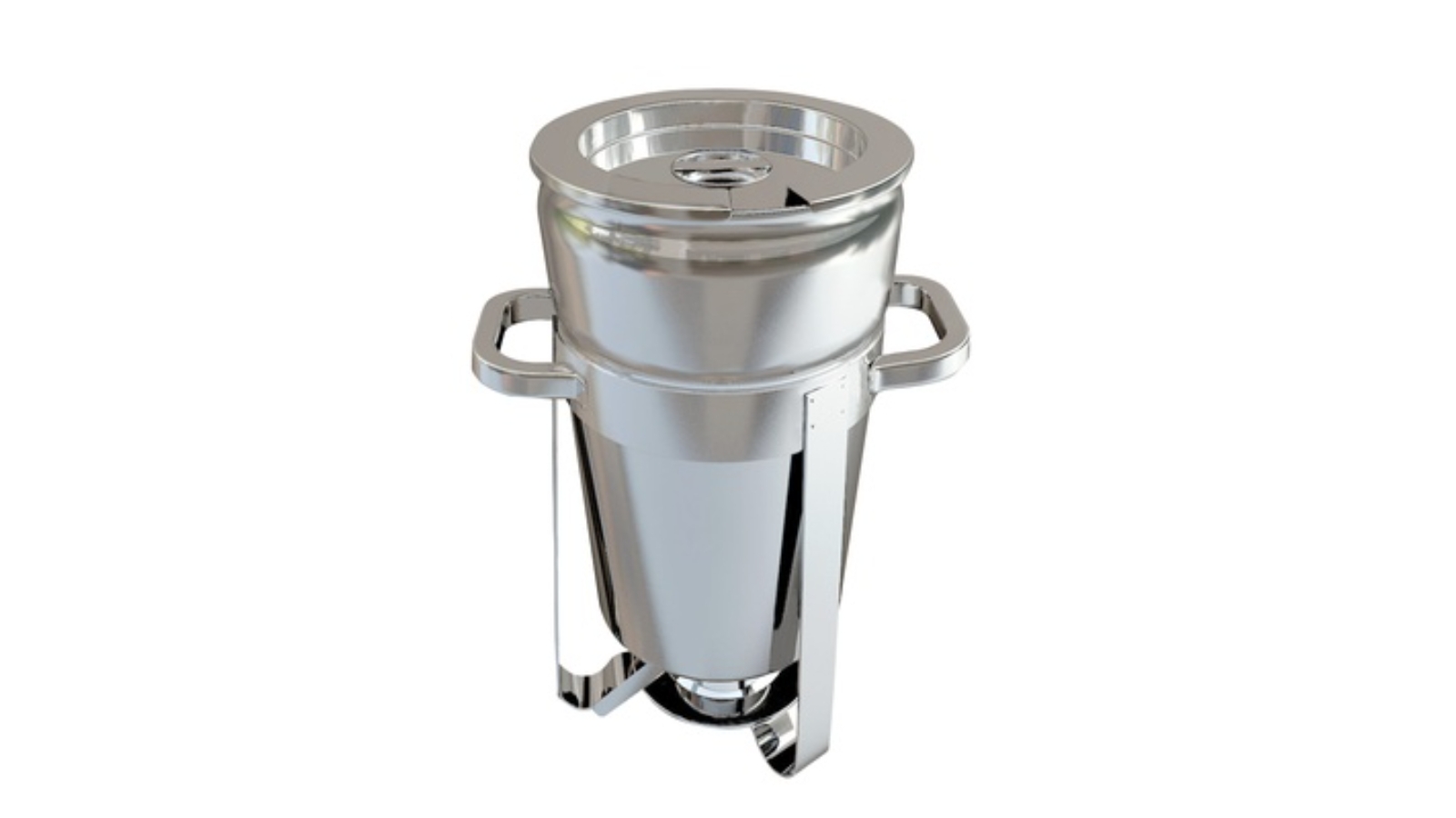 SOGA 11L Round Stainless Steel Soup Warmer Marmite Chafer Full Size Catering Chafing Dish