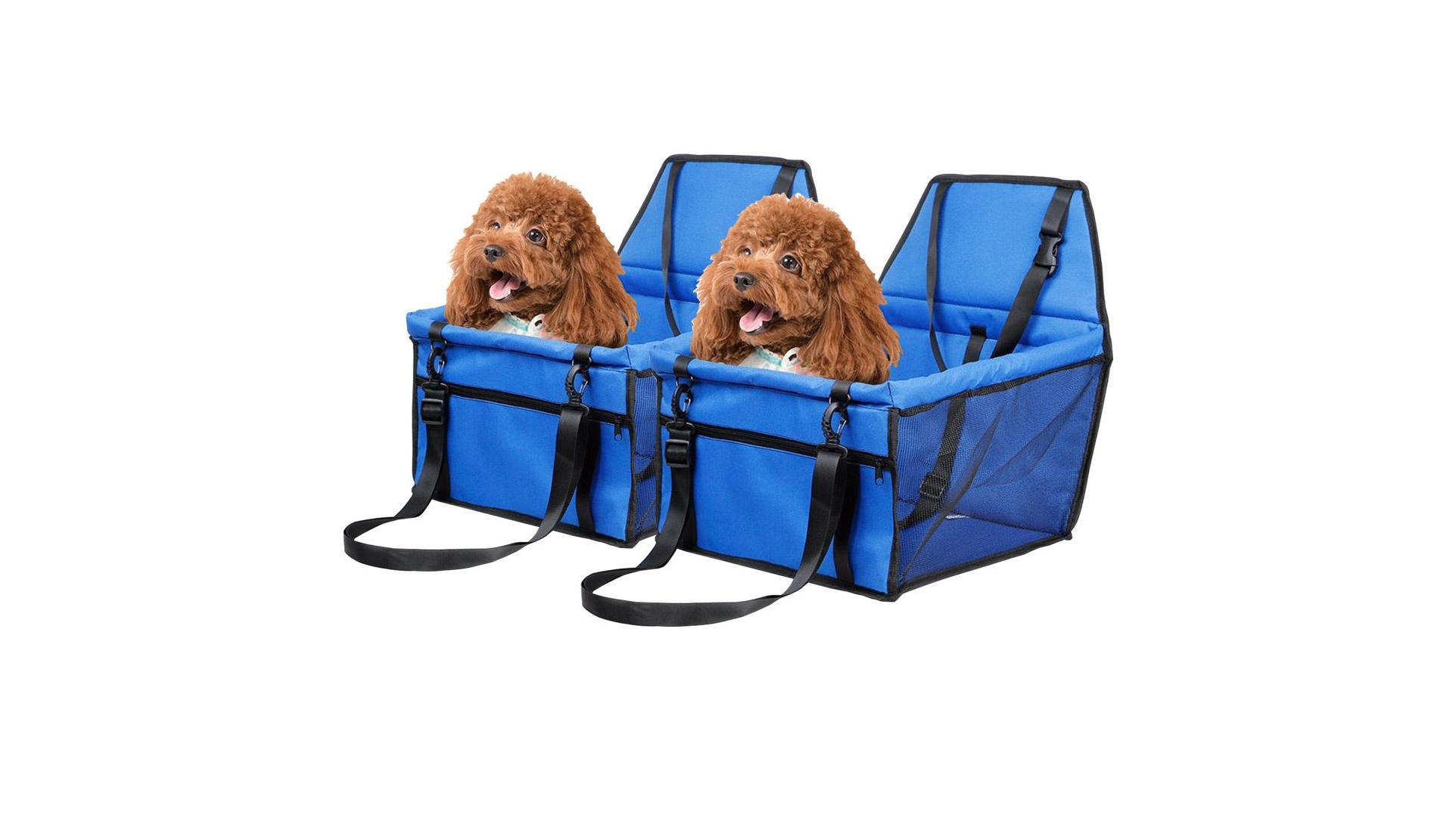SOGA 2X Waterproof Pet Car Seat - Blue