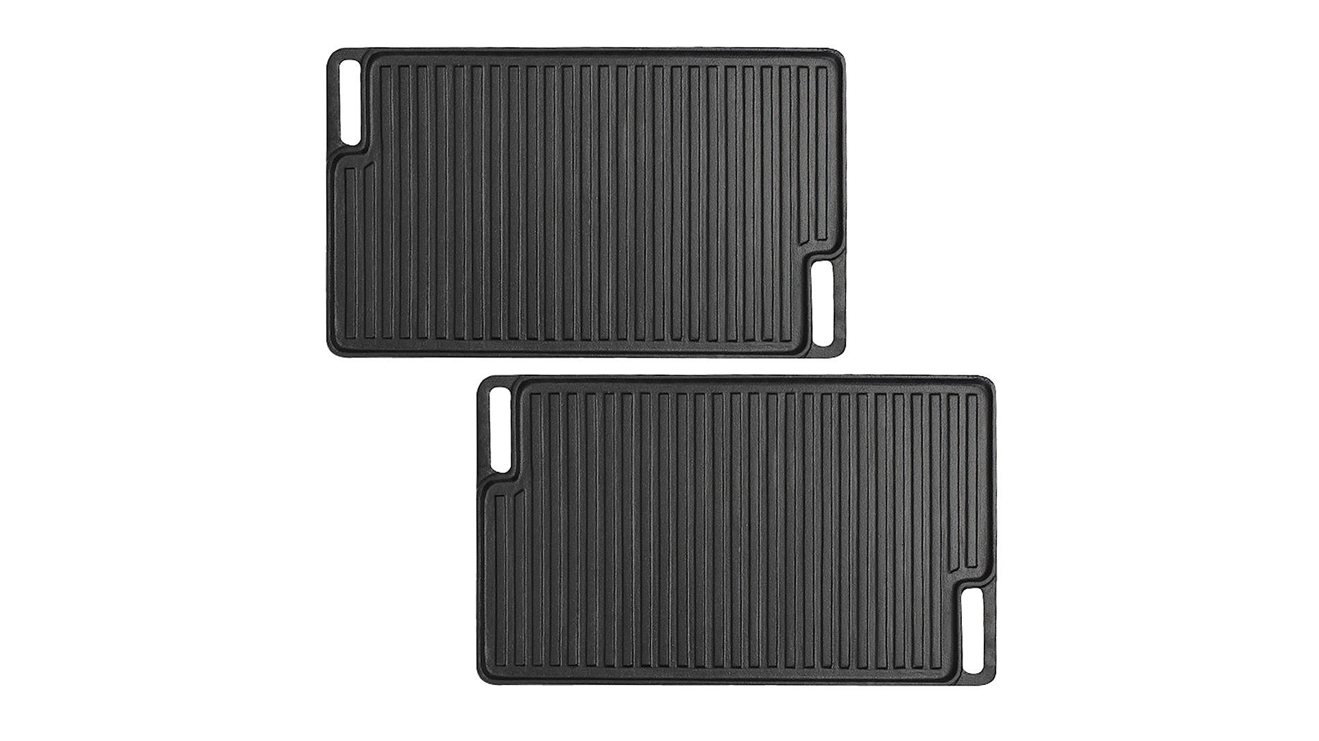 Soga 2X 45cm Cast Iron Grill Plate