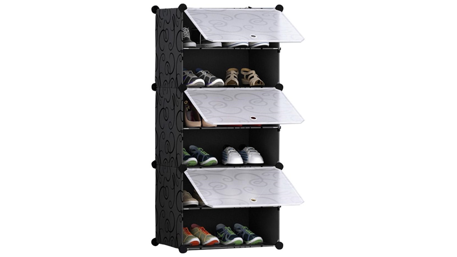 SOGA 6 Tier Shoe Rack Organizer Cover Harvey Norman