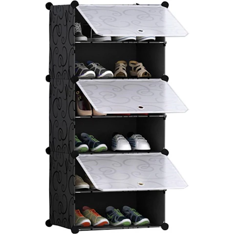 SOGA 6 Tier Shoe Rack Organizer Cover