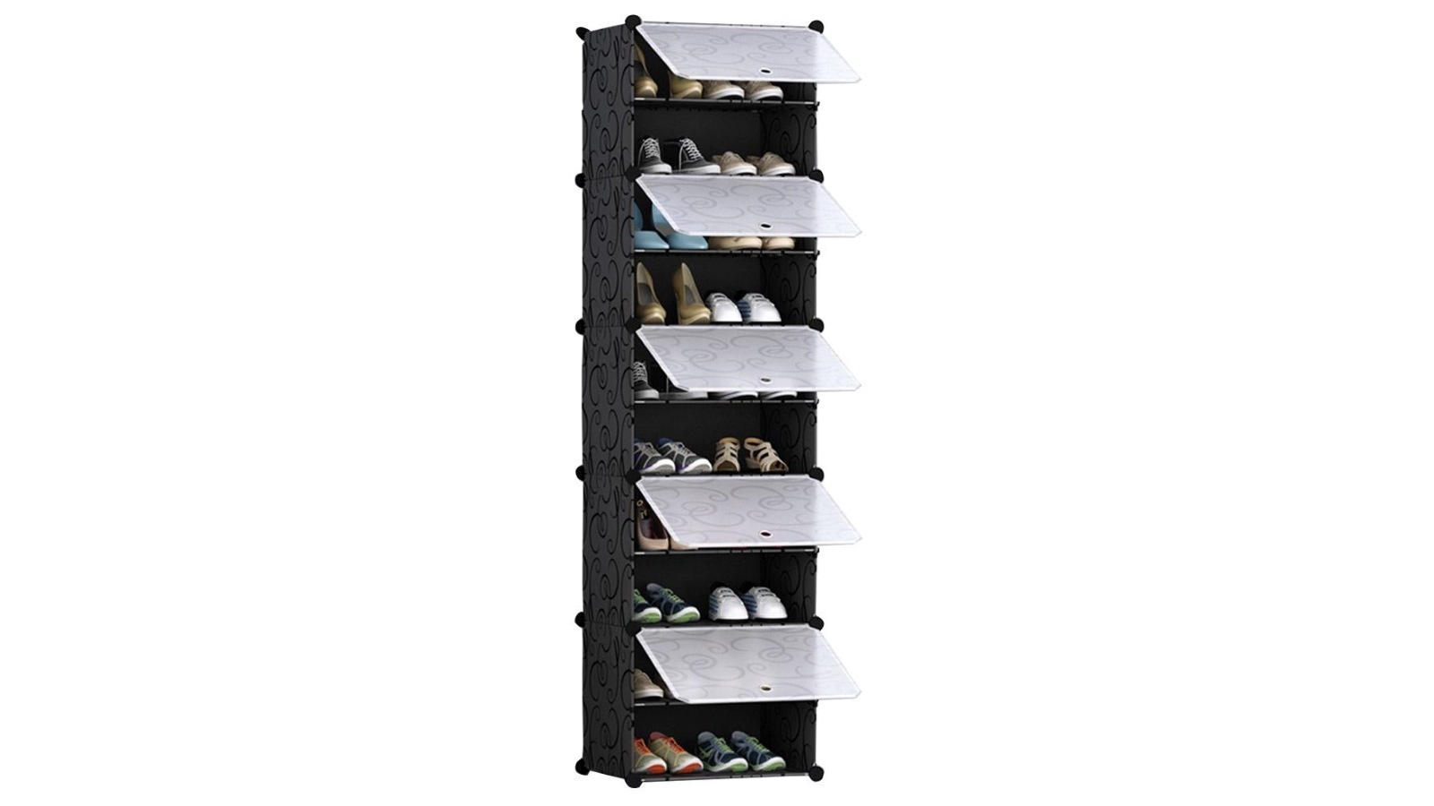 SOGA 10 Tier Shoe Rack Organizer Cover