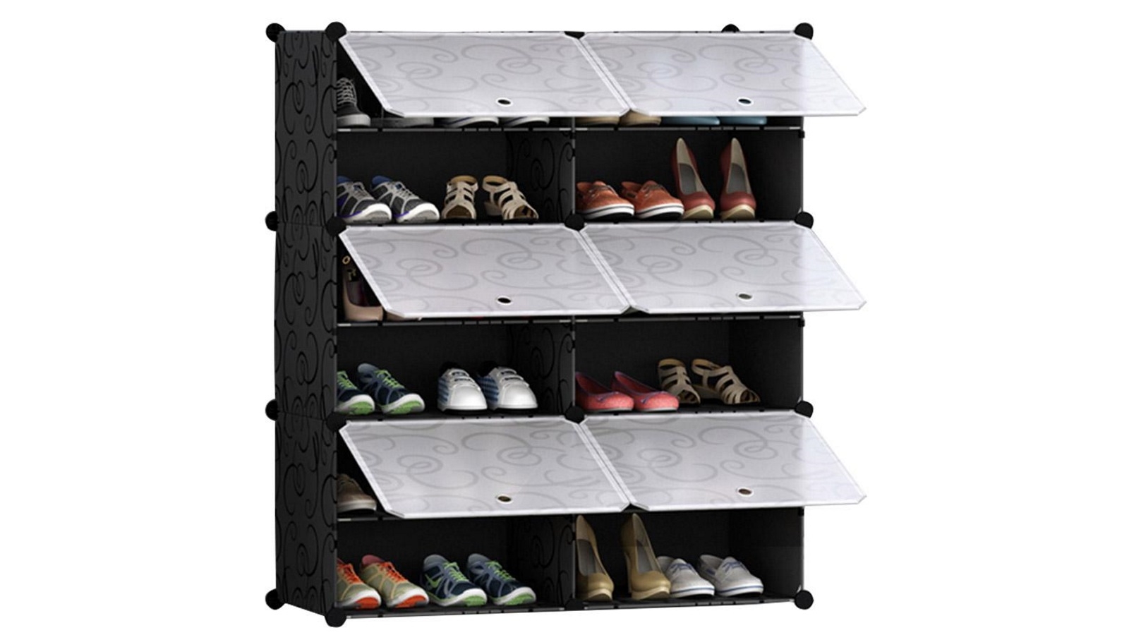 SOGA 6 Tier 2 Column Shoe Organizer