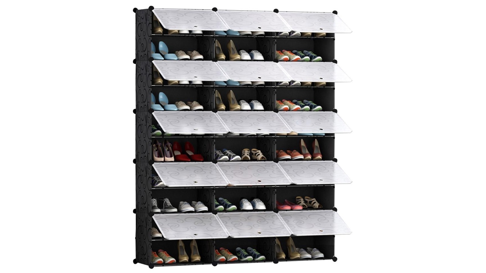 SOGA 10 Tier 3 Column Shoe Organizer