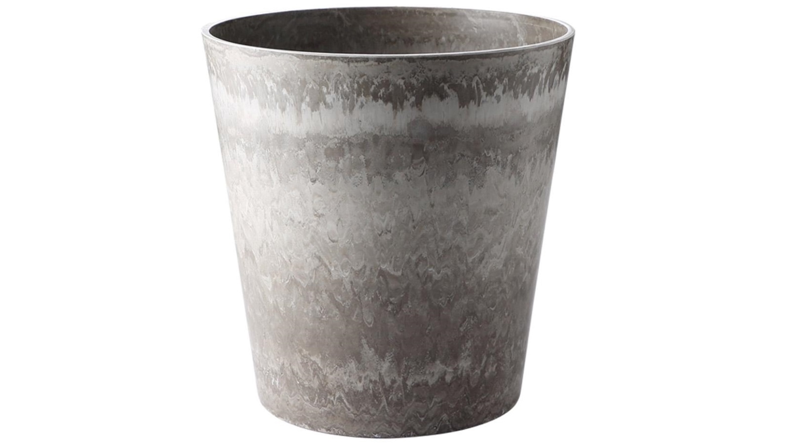 Soga Rock Grey Tapered Planter Pot - 32cm