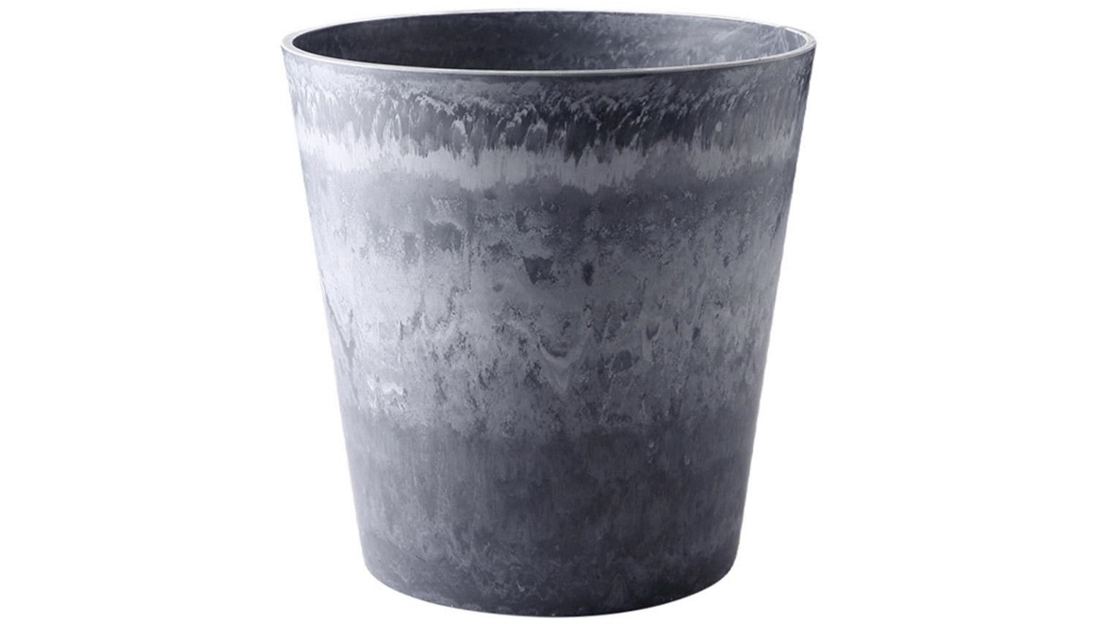 Soga Weathered Grey Tapered Planter Pot - 32cm