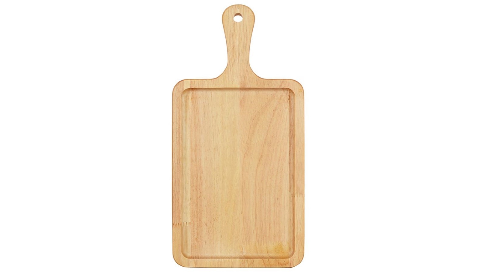 Soga Rectangle Premium Wooden Oak  Food Serving Tray - 35cm 