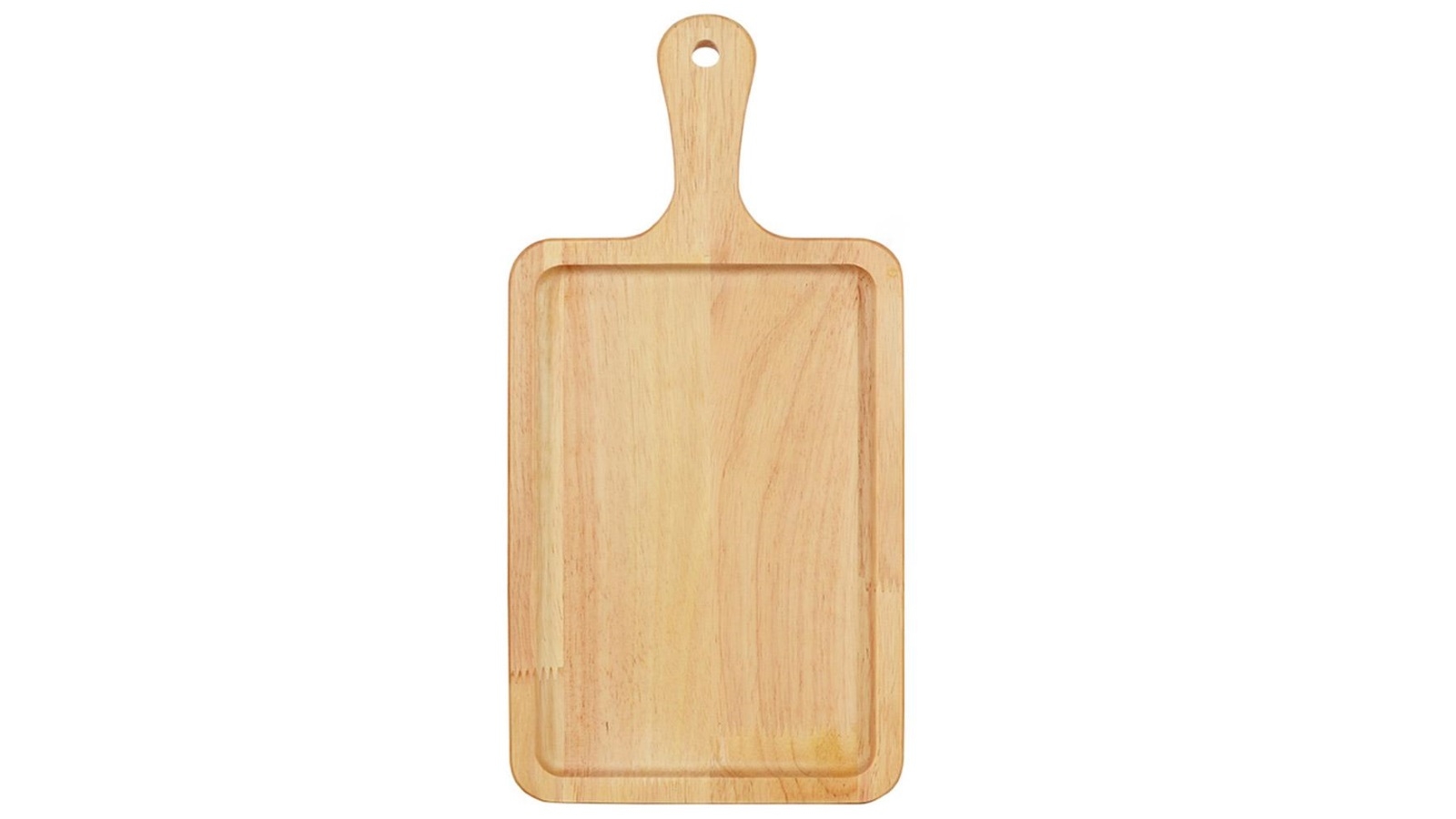 Soga Rectangle Premium Wooden Oak Food Serving Tray - 40cm 