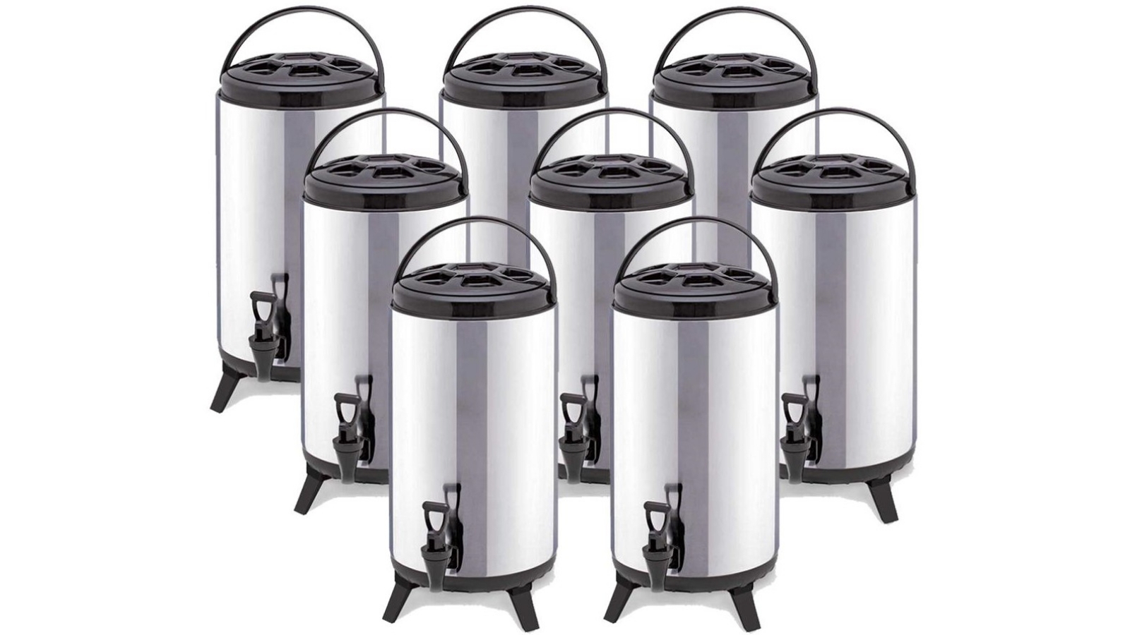 Soga 8X Portable Insulated Cold/Heat Coffee Tea Beer Barrel Brew - 18 Litres