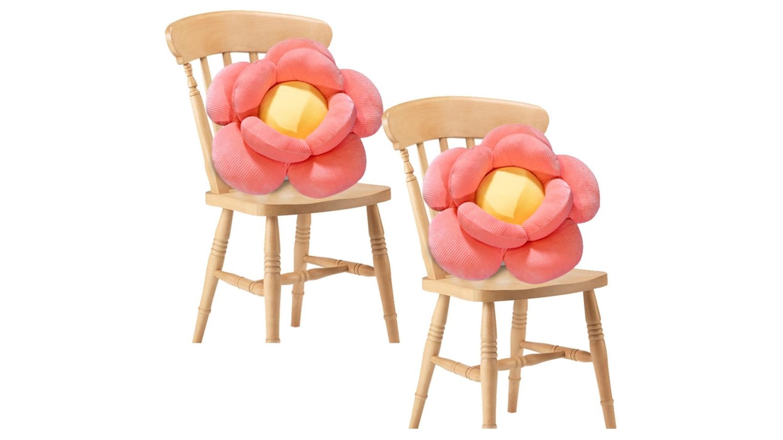 Soga Set of 2 Red Flower Cushion