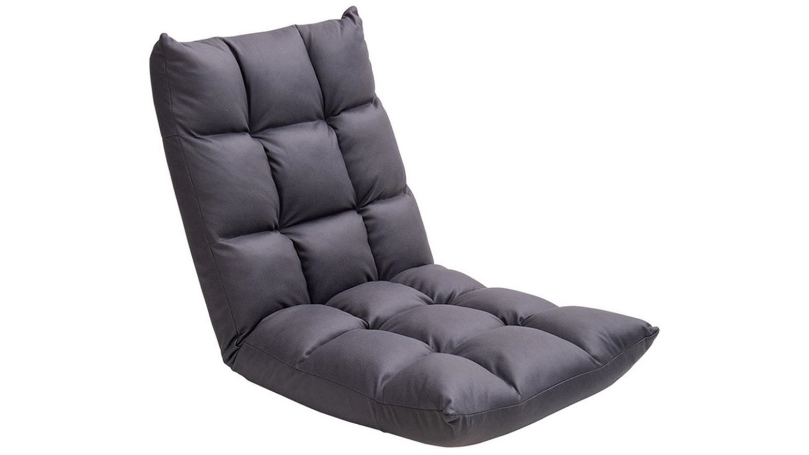 Soga Recliner Adjustable Grey Cushion Floor Chair