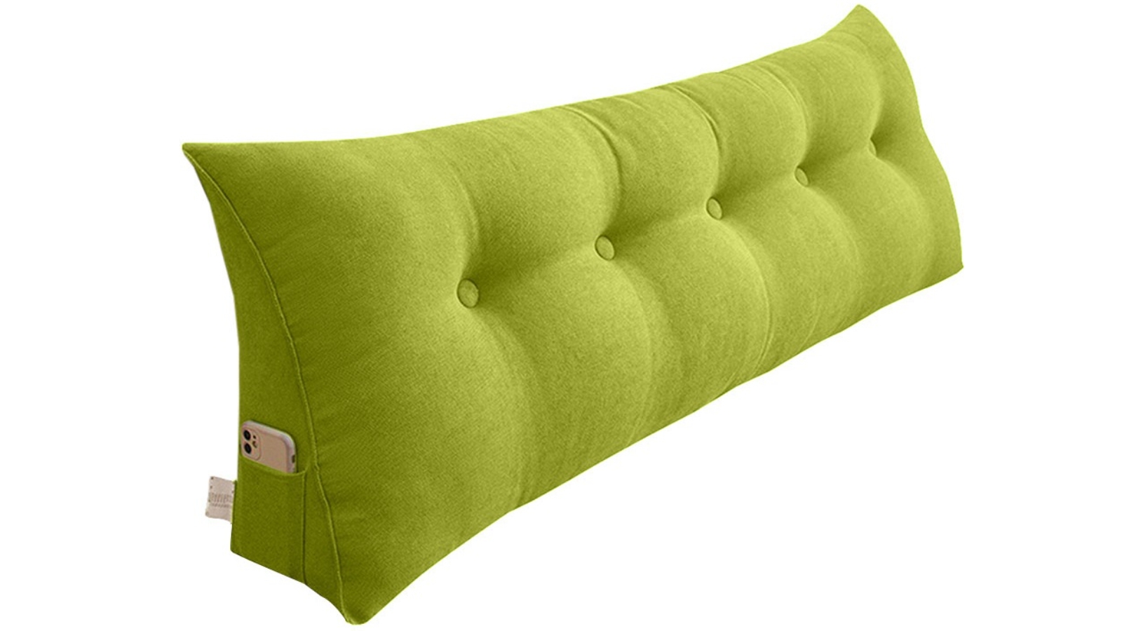 Soga Green Triangular Wedge Lumbar Pillow