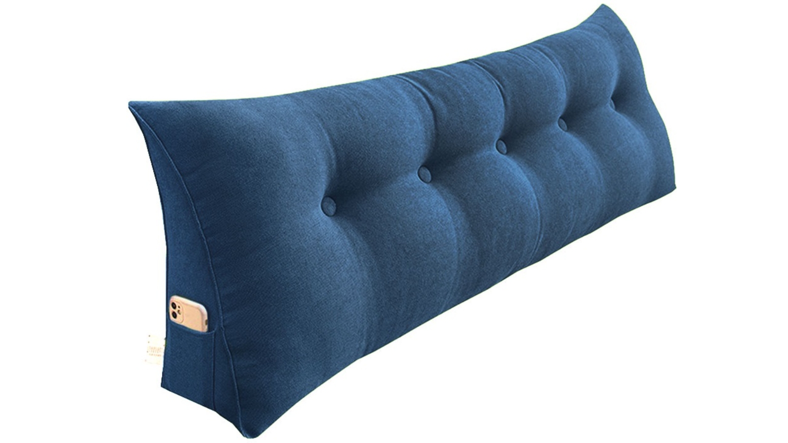 Soga Blue Triangular Wedge Lumbar Pillow