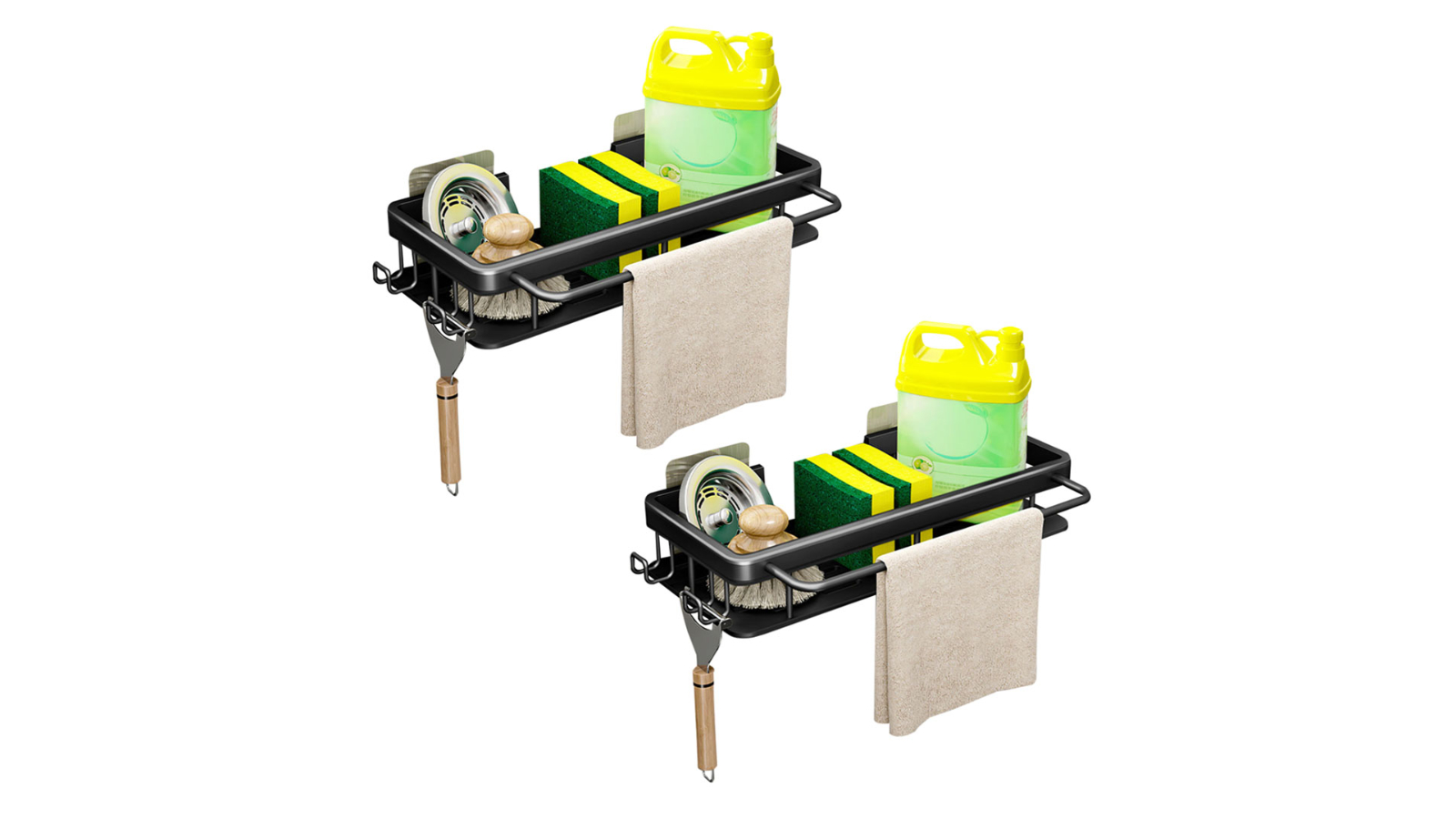 Soga 2 Piece Kitchen Sink Rack - 34cm