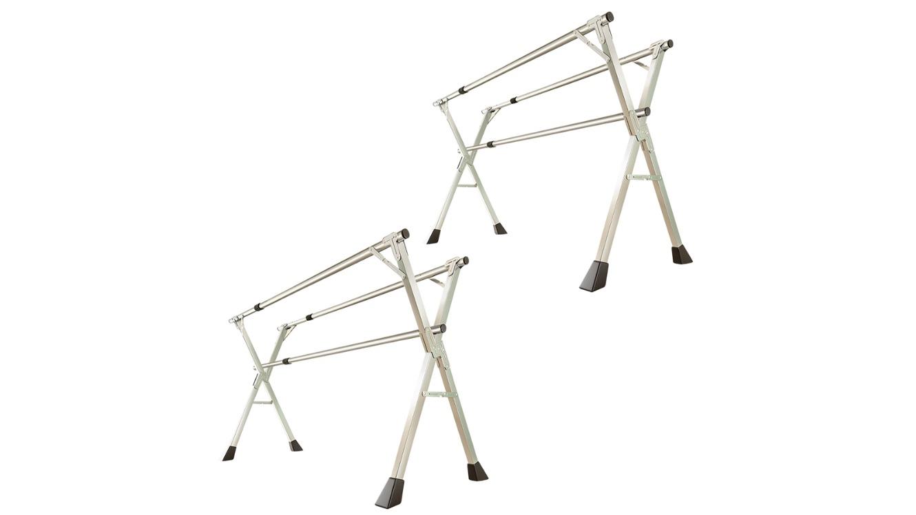 Soga 2 Piece Portable Standing 3 Poles Clothes Drying Rack - 160cm 