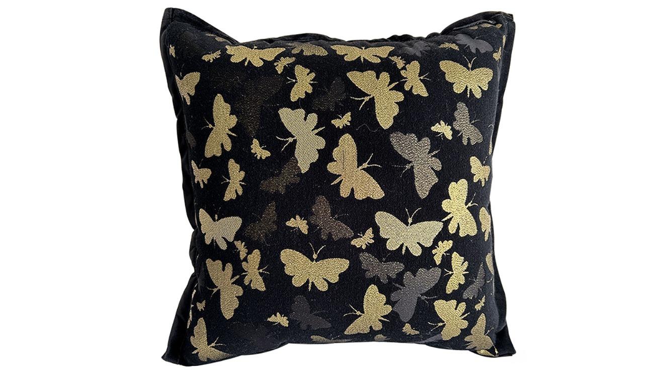 Soga 45cm Vintage Butterfly Cover with Decorative Monarch Floral Throw Pillow