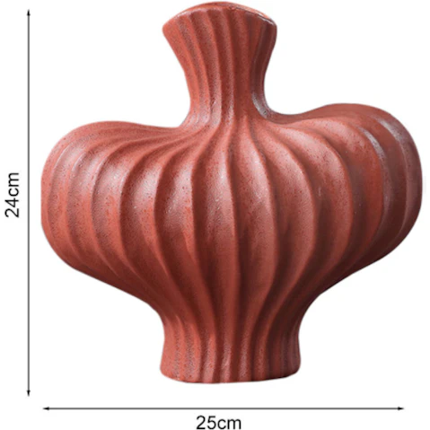 Soga 2 Piece Ornament Countertop Vase - 25 x 24cm