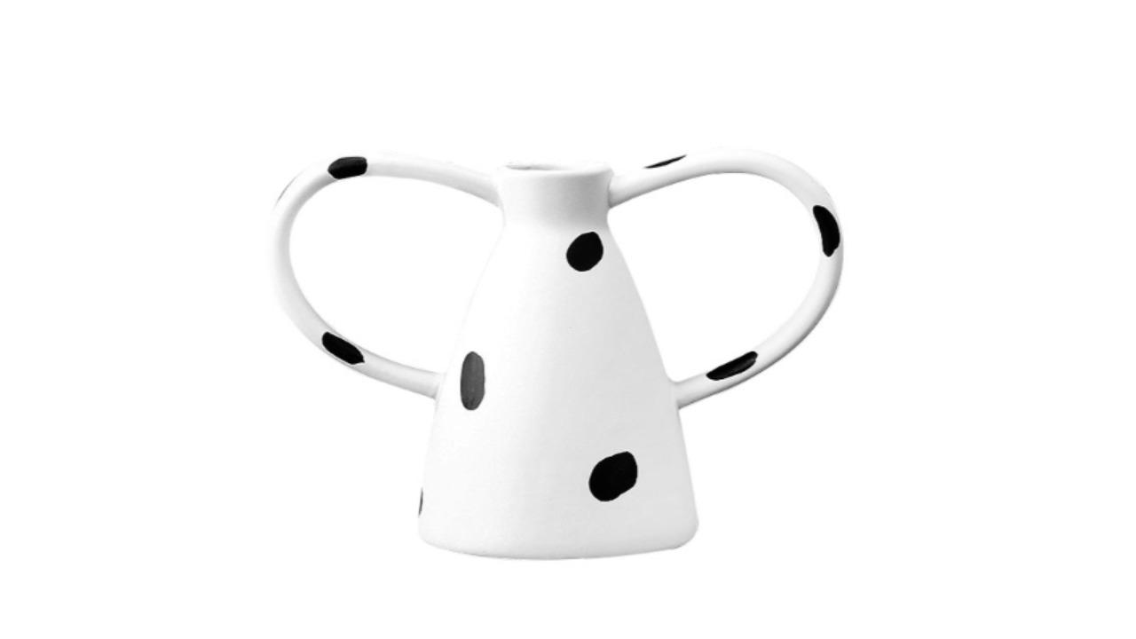 Soga Ornament Vase with Handicraft Decoration Polka Dot - 23.5 x 11cm