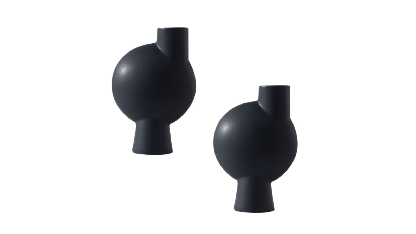 Soga 2 Piece Modern Ornament Abstract Vase - 17.8 x 26.7cm 