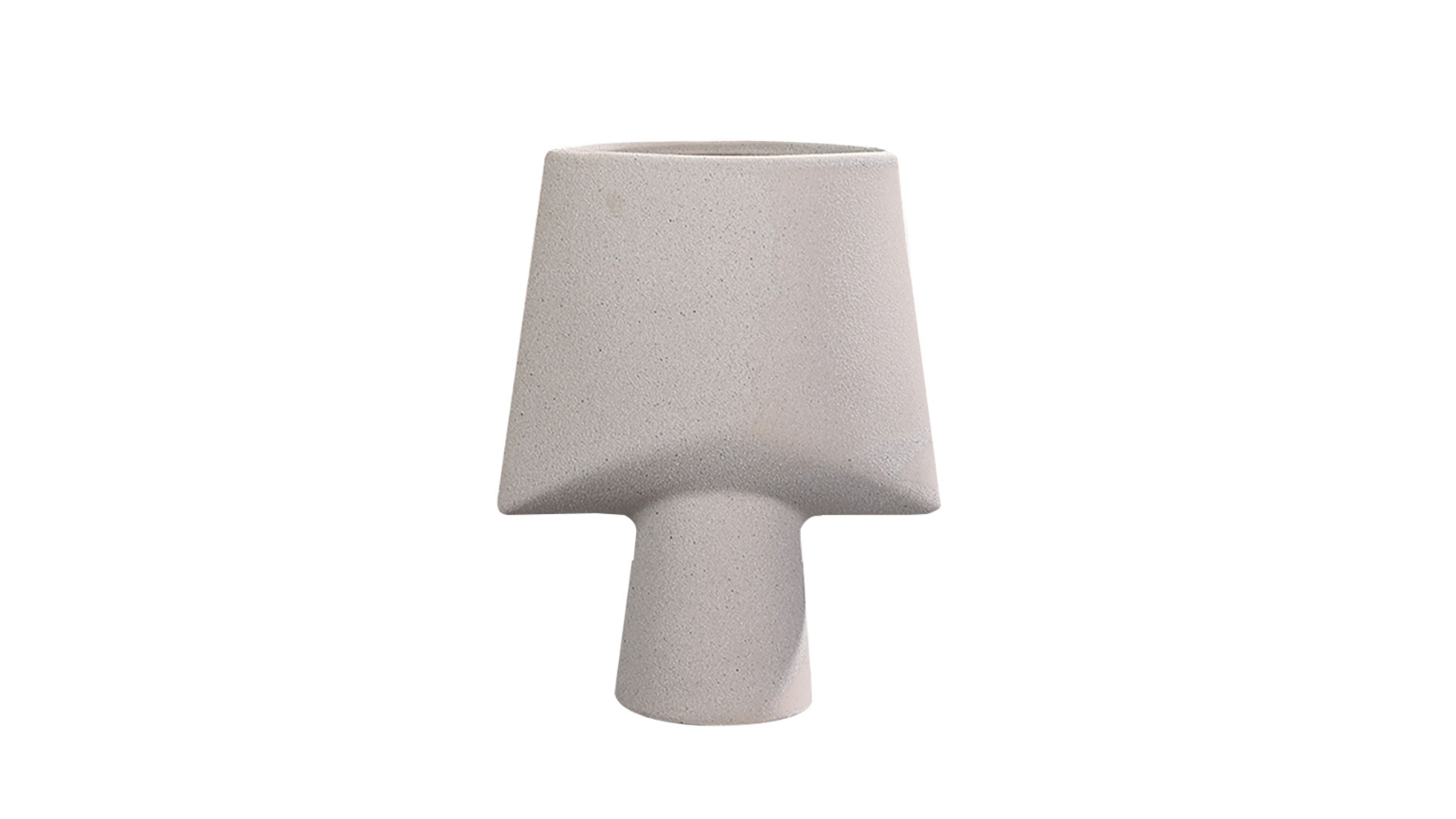 Soga Ceramic Ornament Geometric Flower Vase - 21 x 25.5cm