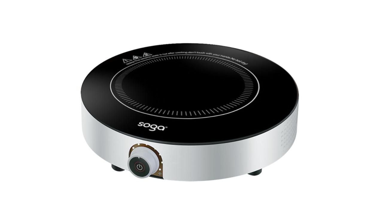 Soga Portable Smart Electric Induction Cooktop - 26cm