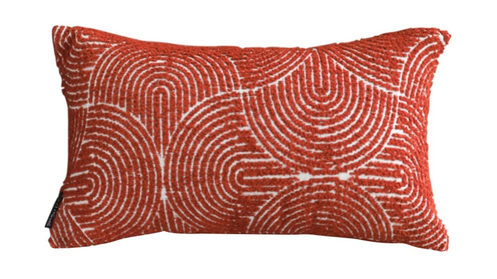Soga Burgundy Cinnabar Perfect Burnt Throw Pillow - 35cm