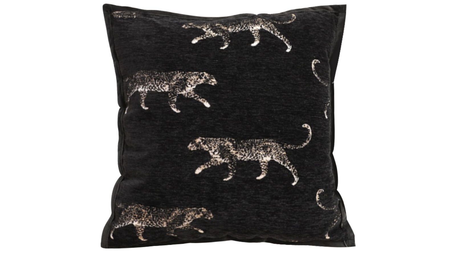 Soga Black Throw Pillow Elegant Decorative Cushion - 50cm