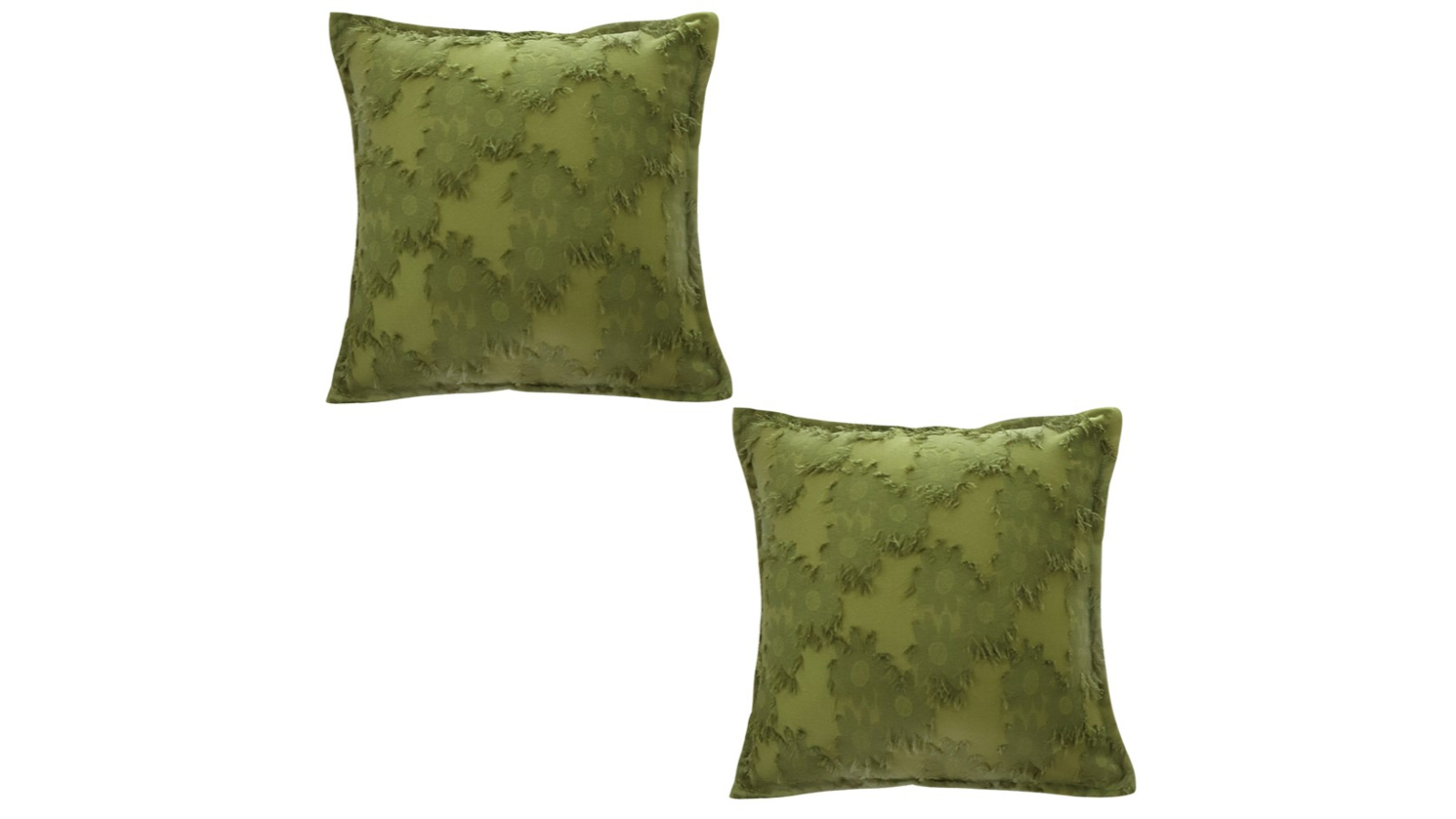 Soga 2 Piece Premium Soft Polyester Fiber and Cotton Throw Pillow Cushion - 50cm