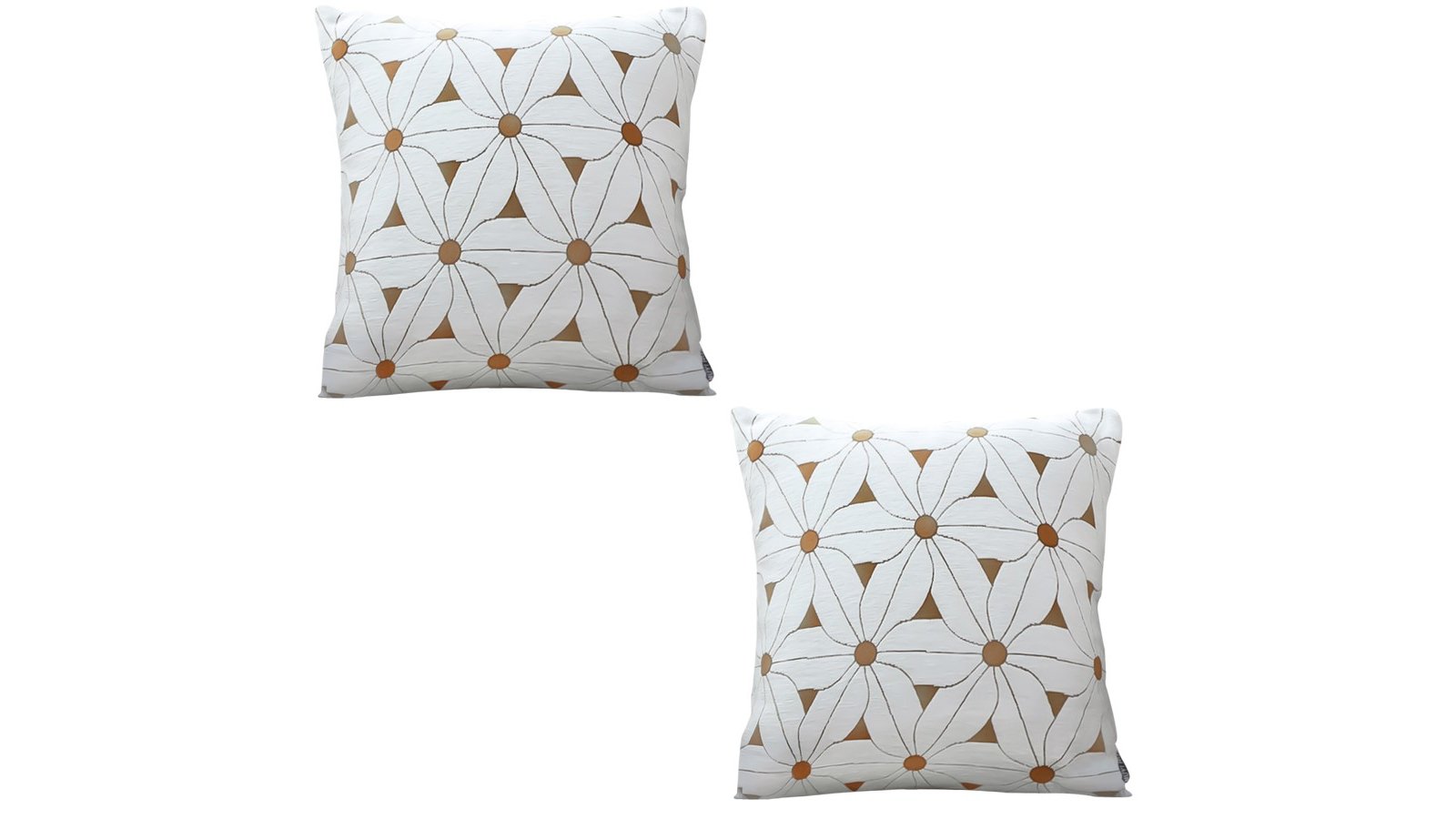 Soga 2 Piece Premium Polyester Fiber Thick Cotton Throw Pillow - 50cm