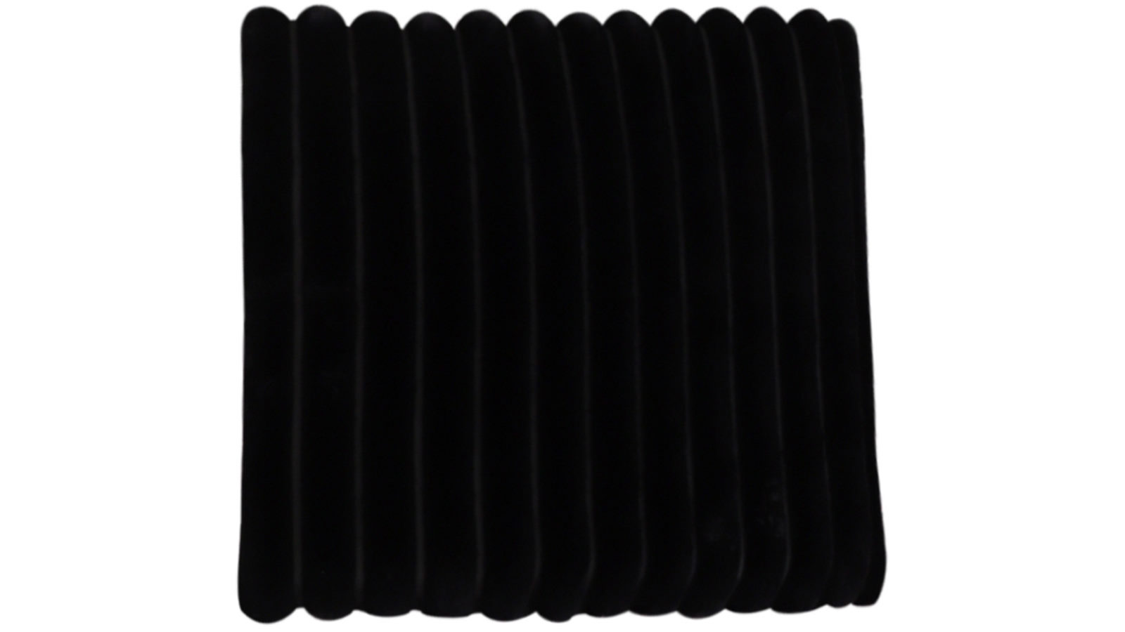 SOGA Black Corduroy Square Cushion Soft Leaning Plush Backrest Throw Seat Pillow