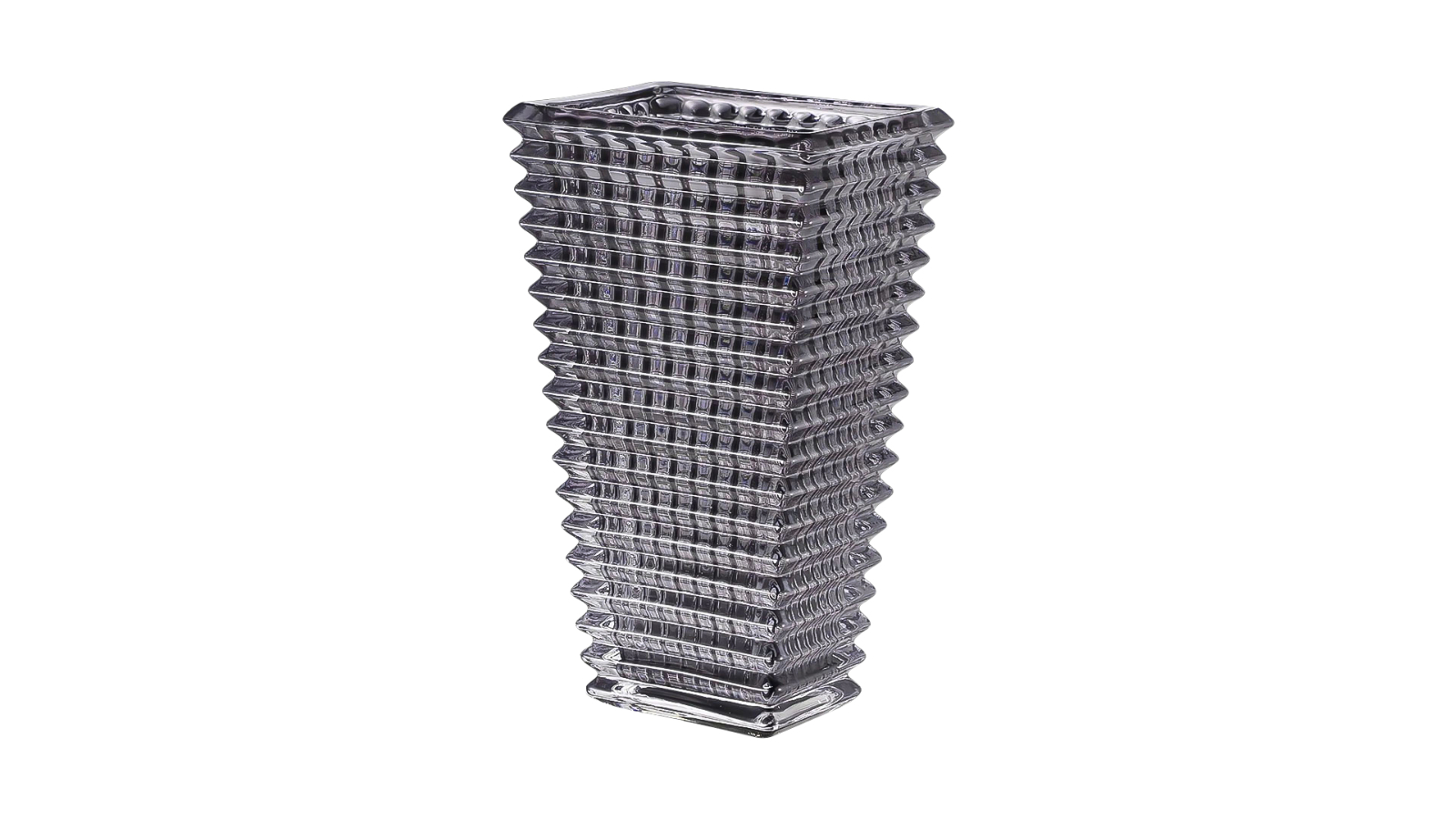 Soga 28cm Modern Ceramic Glass Vase - Grey